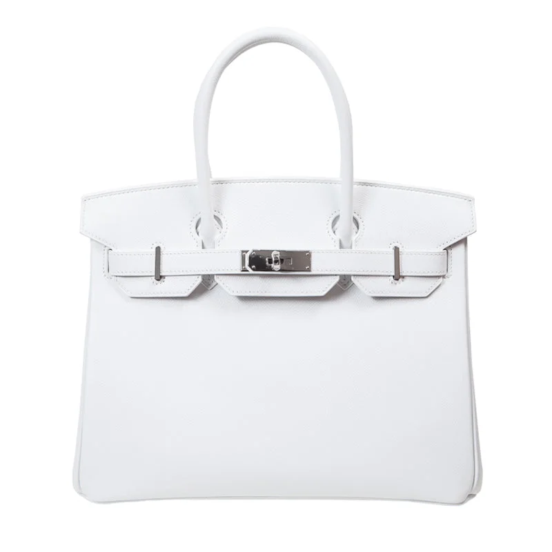 Hermès 30cm Birkin White Epsom PHW