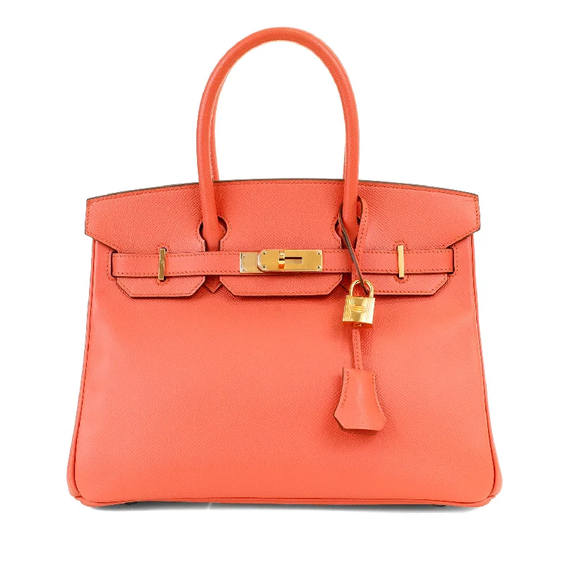 Hermes 30cm Crevette Epsom Birkin w/ Gold Hardware