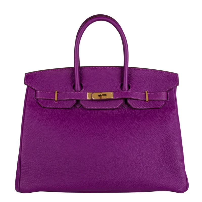 Hermès 35cm Birkin Anemone Togo GHW