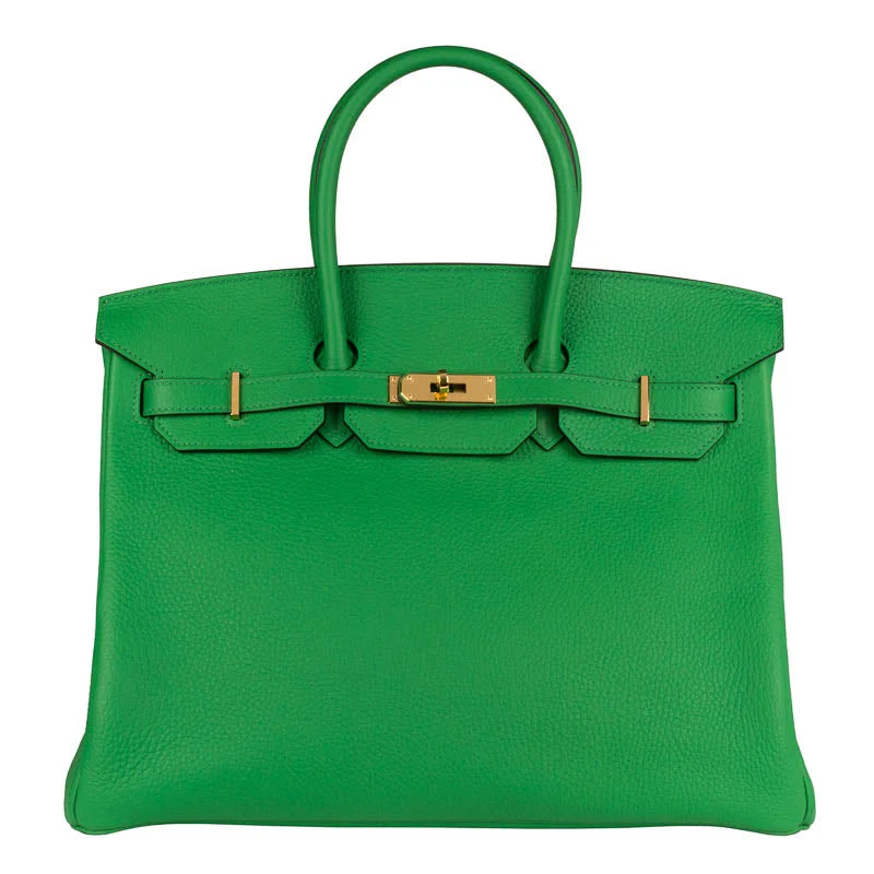 Hermès 35cm Birkin Bambou Clemence GHW