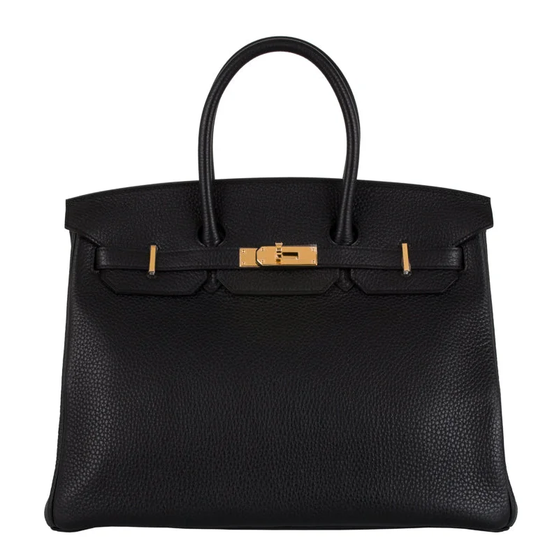 Hermès 35cm Birkin Black Clemence GHW