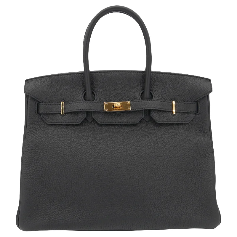 Hermès 35cm Birkin Black Togo Leather Gold Hardware