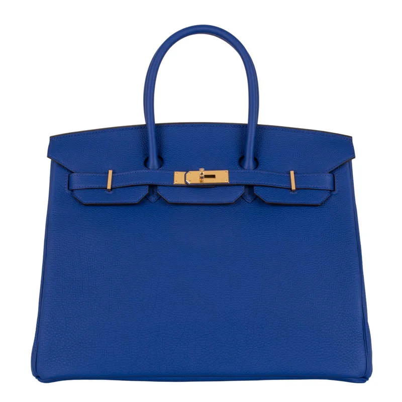 Hermès 35cm Birkin Bleu Electrique Togo GHW