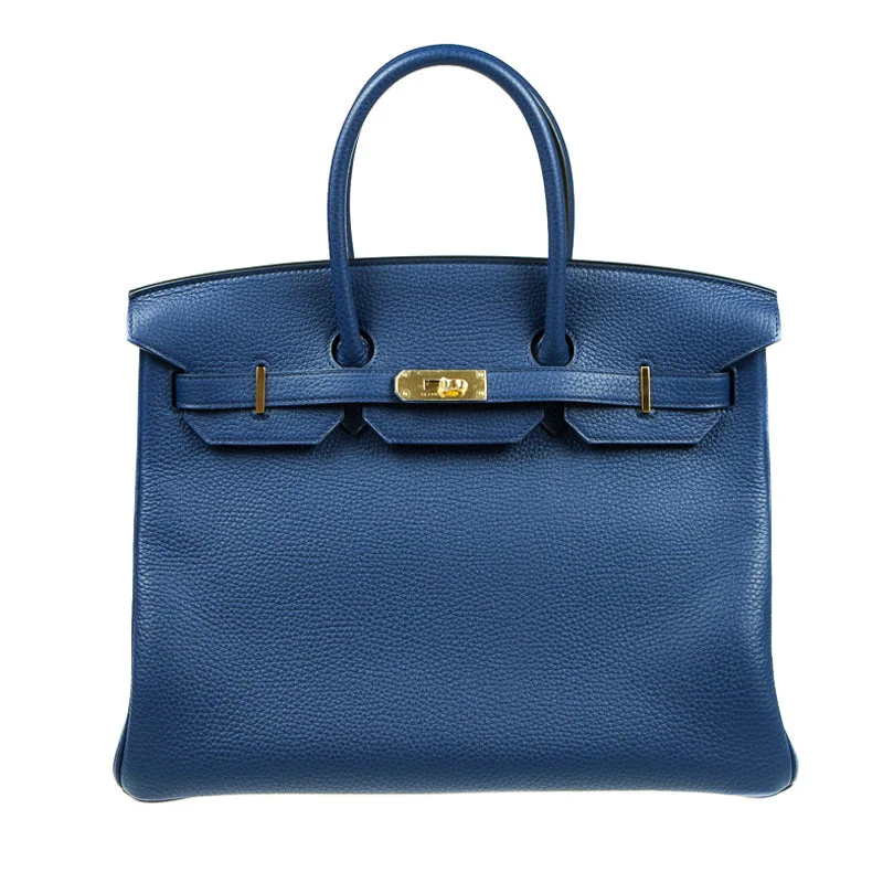 Hermès 35cm Birkin Bleu Saphir Togo GHW