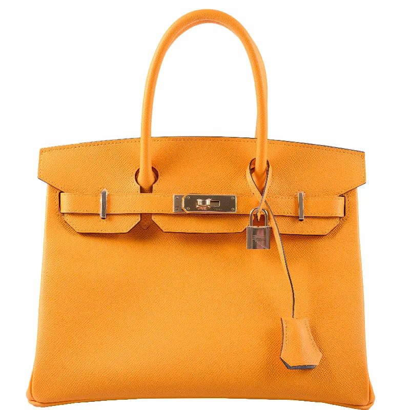 Hermès Birkin 30 HSS Jaune d'Or & Gris Mouette Epsom Palladium Hardware - 2019