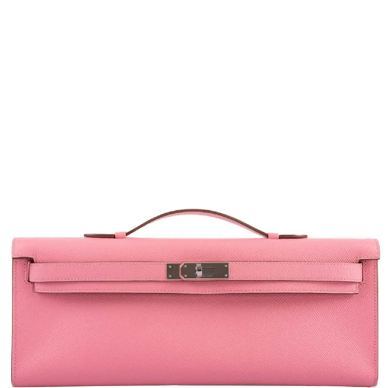 Hermès Kelly Cut Rose Confetti Epsom leather Palladium Hardware