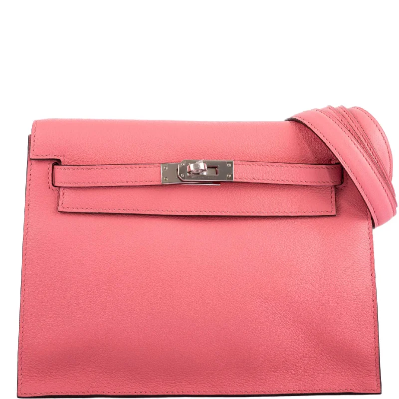 Hermès Kelly Danse II Rose D'ete Evercolor leather Palladium Hardware - 2020, Y