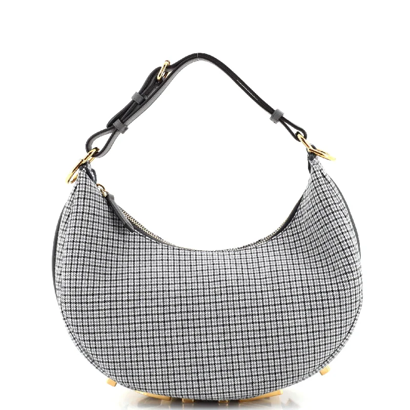 Fendigraphy Bag Houndstooth Wool Small