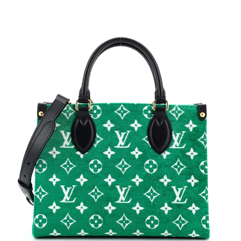 OnTheGo Tote LV Match Monogram Jacquard Velvet PM