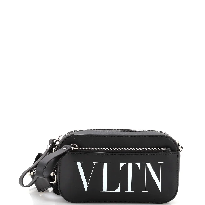 VLTN Camera Crossbody Bag Leather Small